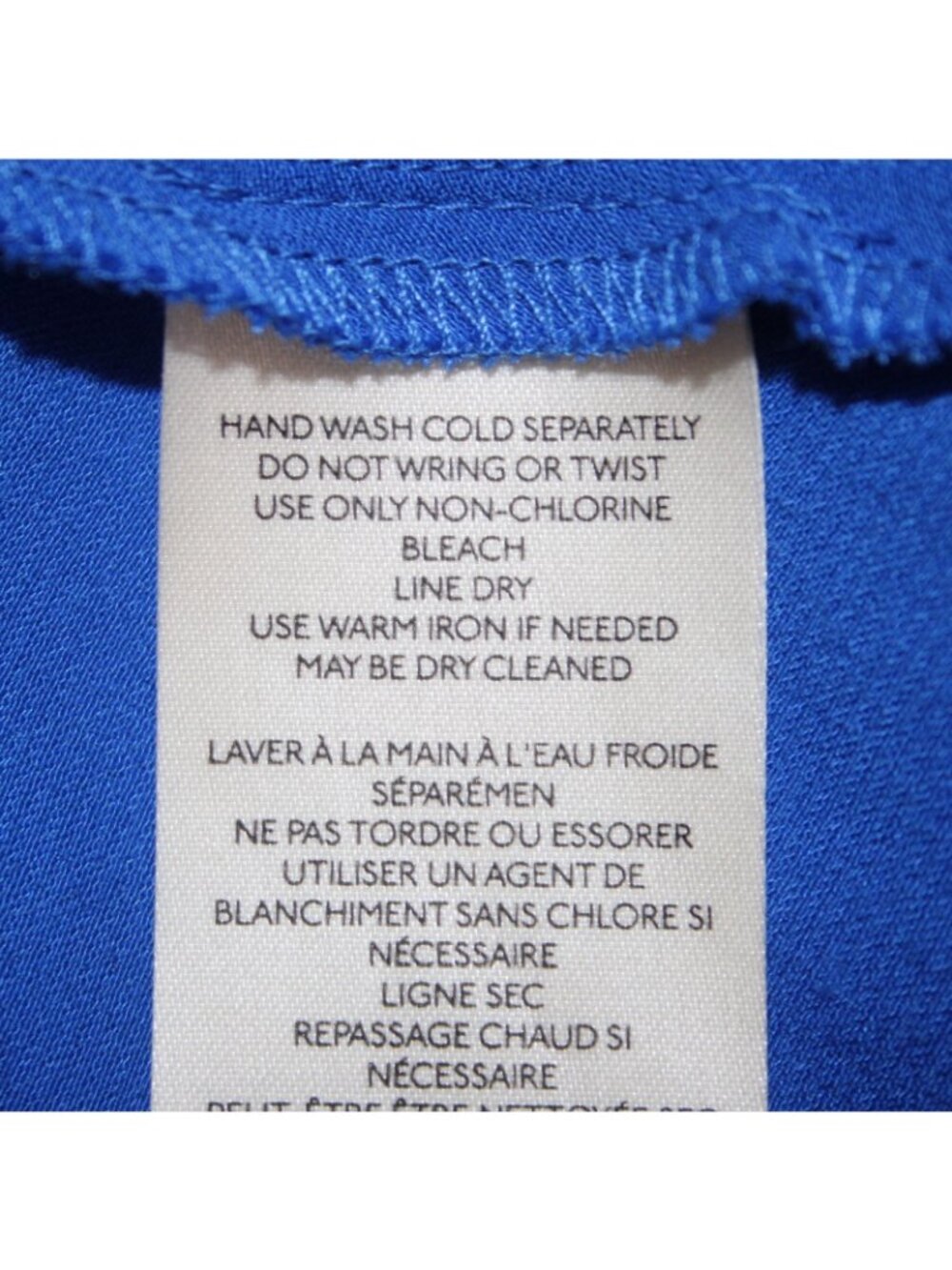 Maeve Dress Sz L Anthropology Royal Blue Open Back Collar 100% Viscose Dress - Picture 7 of 10